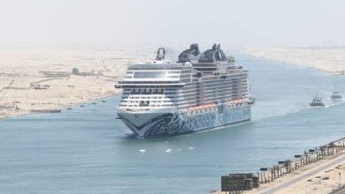 سفينة-الركاب-السياحية-(msc-euribia)-إحدى-أكبر-السفن-فى-العالم-تعبر-قناة-السويس