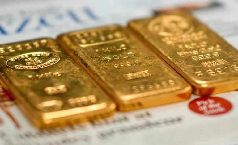 الذهب-يرتفع-عند-التسوية.-لكنه-يسجل-خسارة-أسبوعية